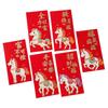 Chinese Style Year of Horse Red Envelopes Horse Theme Bronzing 2026 Lucky Red Bag Paper Craft Traditional Bronzing