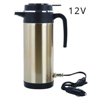 1200 ML Car Hot Kettle Car Truck Water Heater Large Capacity 12/24 V Tea Coffee Kettle Leak-Proof Design 120/240 W Auto Shut Off