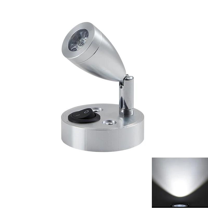 

12 В светодиодный светильник для чтения в салоне, переключатель для кемпера, лодки, портативная лампа для салона автомобиля, аксессуары для кемпера