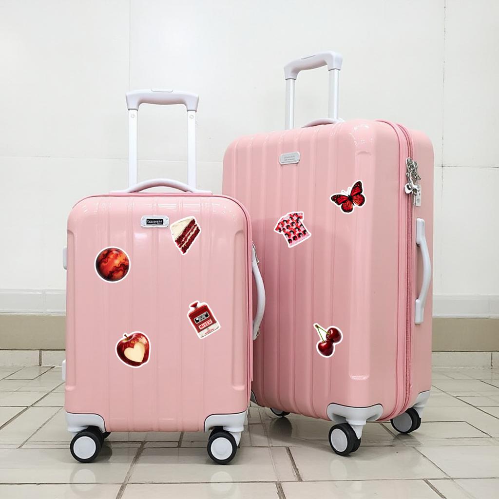 35pcs Cartoon Love Stickers Cute Food Stationery Stickers Stickers For Guitar DIY Skateboard Laptop Luggage Decor
