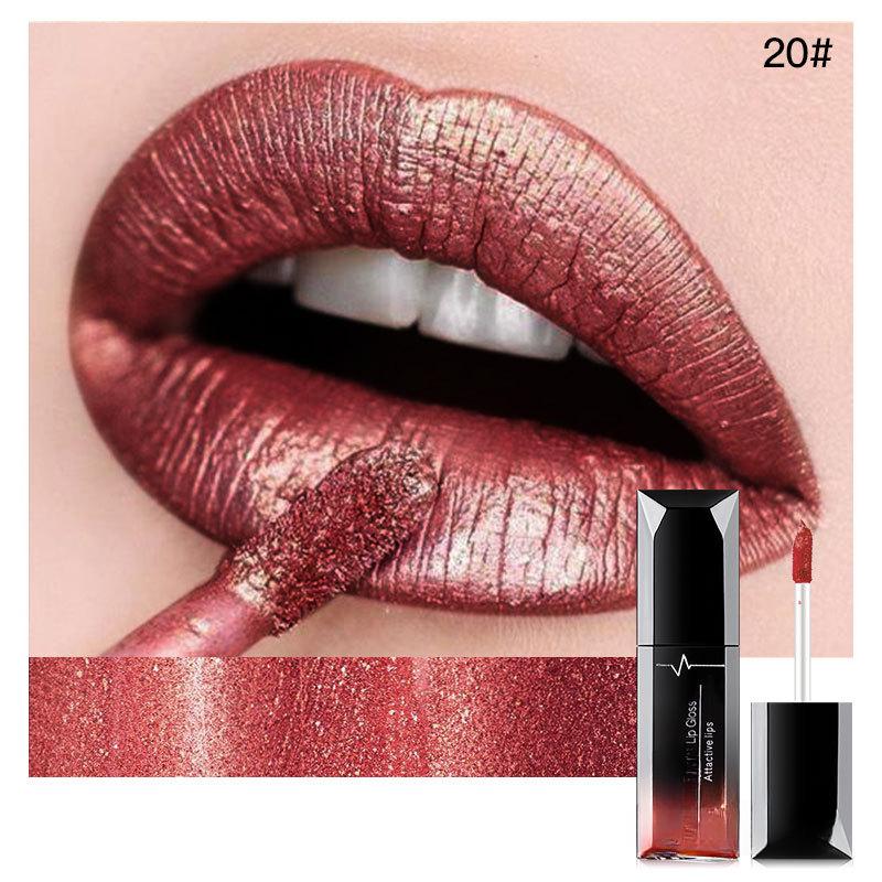 Dlouhotrvající tekutá rtěnka Matná hydratační Pokročilý lesk na rty Lesk na rty Glitter Matná konečná úprava rtů Makeup Rtěnka Ženy Sexy Beauty Kosmetika