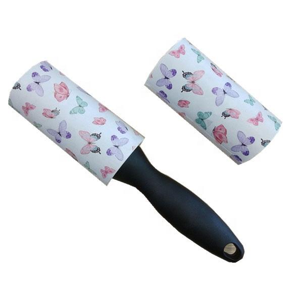 Pet Hair Sticky Paper Lint Roller for Dusting Clothes Sticking Pet or Carpet Lint Roller Plastic