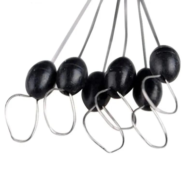 1Pc Set Rubber Space Beans Oval Stopper Fishing Bobber For Fly Fishing Accessories Spinner Bait Fish Tool