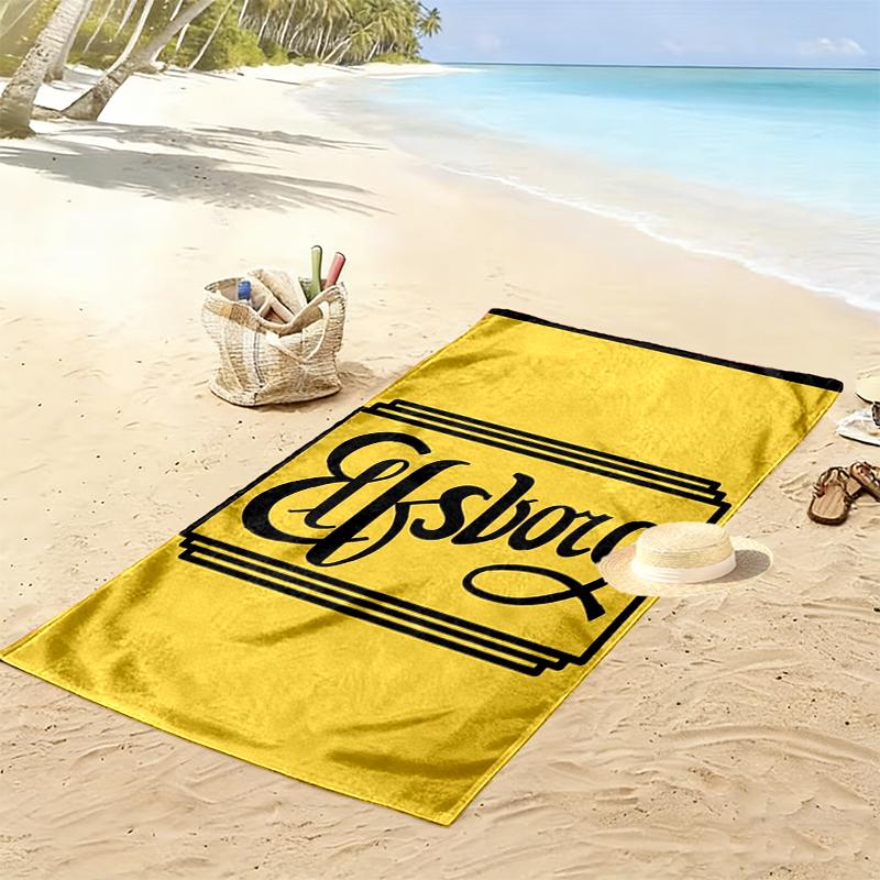 If Elfsborg Print Beach Towel Large Soft Quick Dry Towel For Beach Camping Swimming