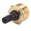 RV Blow Out Plug Brass Winterize Blow Out Adapter Fitting for Motorhome Travel Trailer Water Hose