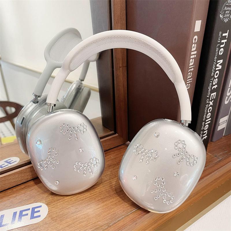 Flash Diamond Love Star for Apple AirPods Max Protective Case Headphone Protective Case AirPods