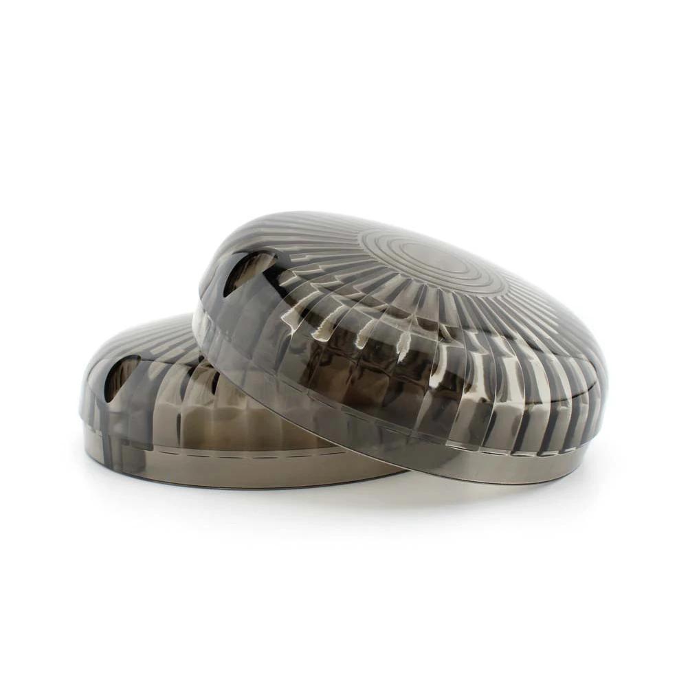 Motorcycle Smoke Clear Turn Signal Light Indicator Lens Cover For Yamaha V-Star 1100 650 Royal Star V-Max Cruisers MT274-003