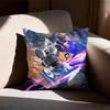 Splatoon Anime Pillow Case Antidustmite Pillowcase Invisible zipper silky short plush Sofa cushion cover