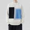 Hot Sale, Men's Semi-turtleneck Loose Sweater Knitted Sweater, Large Size Men's Line Clothing