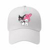 Adult Sanrio Kuromi Kuromi Five-piece Cotton Baseball Cap Sun Hat