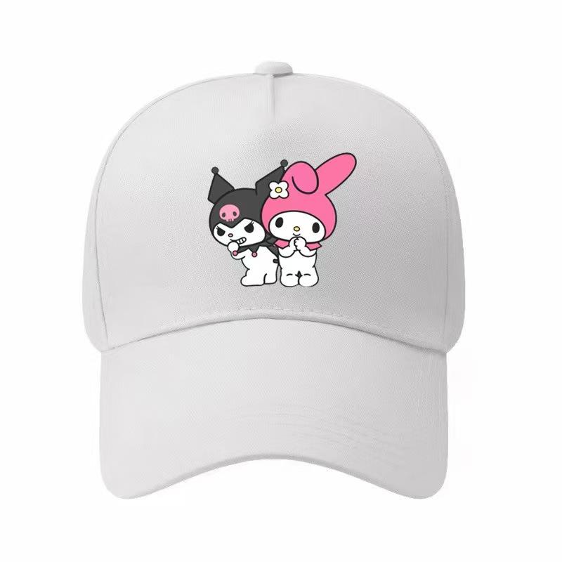 Adult Sanrio Kuromi Kuromi Five-piece Cotton Baseball Cap Sun Hat