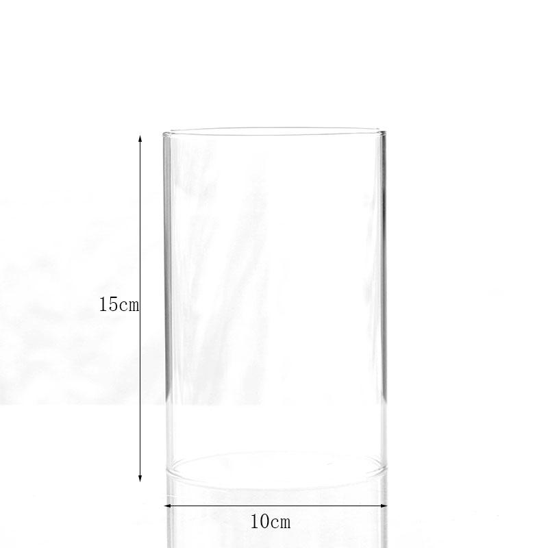 High Borosilicate Glass Windproof Candle Cover for Wedding Candelabra and Buddha Butter Lamp