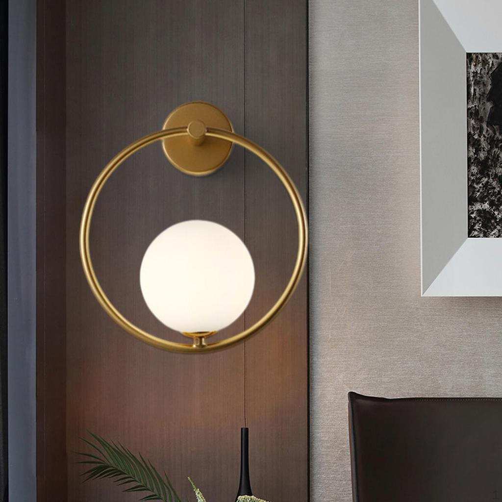 Mid Wall Sconces Lamp Luminaire with G9 Bulb Lighting Glass Shade Fixtures Hallway Indoor