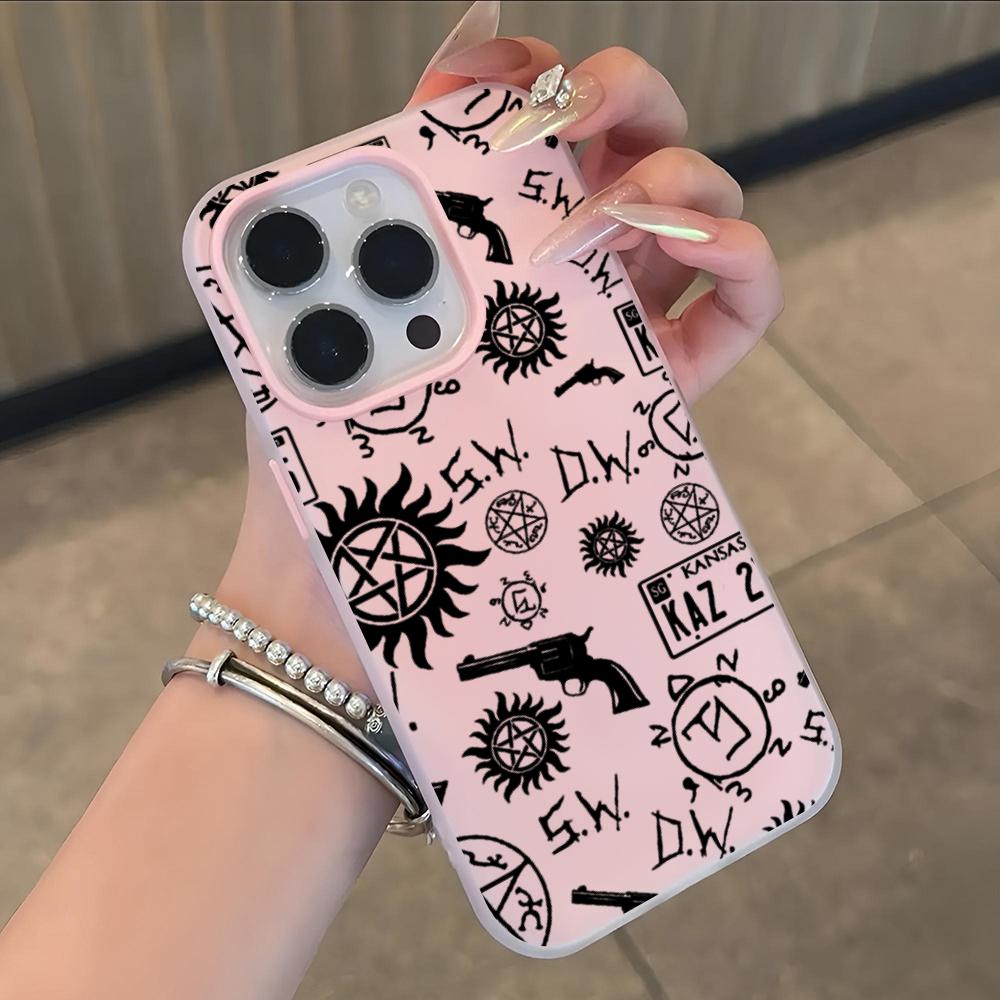 Supernatural Tv Show Phone Case Soft Matte Candy For IPhone 17 16 15 14 Pro Max Plus 13 12 11 Transparent Bumper Cover