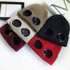 Winter Warm Beanie Hats Women Men Winter Windproof Glasses Knitted Ski Mask Cap Outdoor Ear Protection Sports Cold Hat & Gloves
