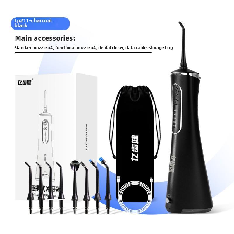 Oral Cleaning, Rinsing, Scrubbing, Waterproof, Electric Portable, Water Floss, Scrubbing, Household Electric Tooth Flusher