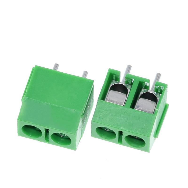 TZT 10/30/50pcs KF301-2P 301-2P 2 Pin Plug-in Screw Terminals-Block Connector 5.08mm 2 Pin Screw Terminals-Block good