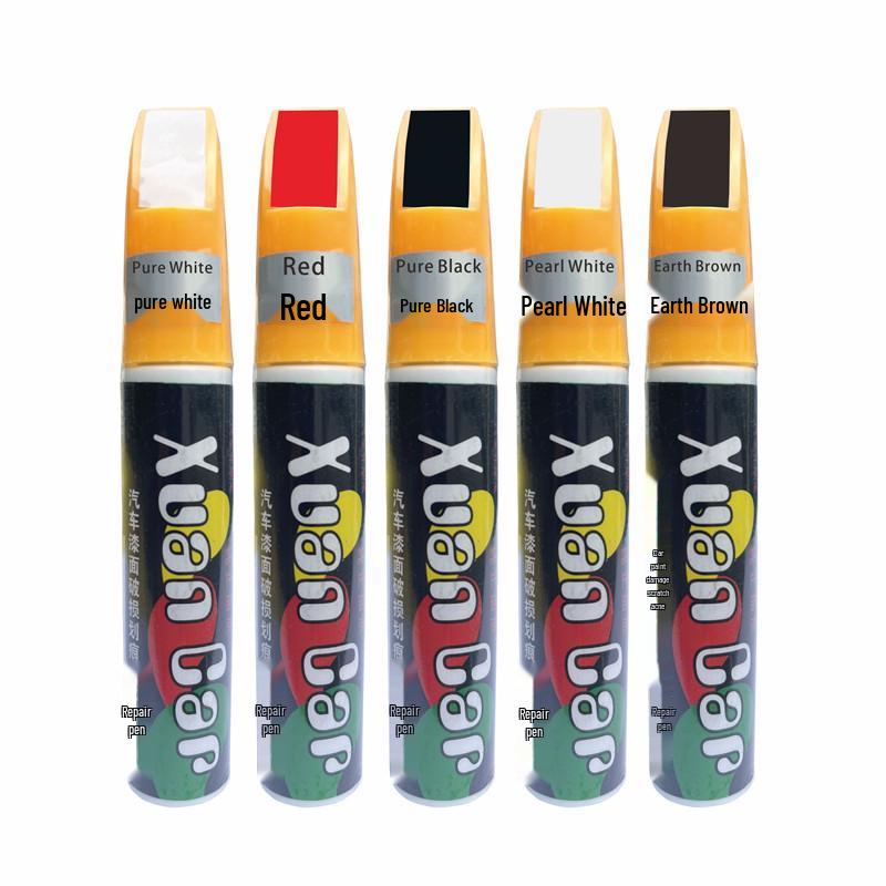 Universal Car Scratch Repair Touch-Up Pen - Black & White