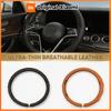 All Season Universal Fit Car Steering Wheel Cover Premium 2026 Ultra-Thin Anti-Slip Sweat-Absorbent Suede Nappa Auto Interior