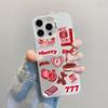 Unique Sexy Lip Liquid Glitter Wine Cup Design Laser Phone Case For IPhone 11 12 13 Mini Pro Max 14 15 16 Pro Max Plus Covers
