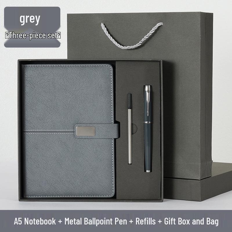 Custom Business Notebook Gift Set: Elegant Office Souvenir with Logo for Company Events
