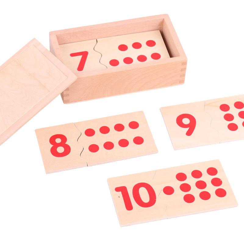 Children s Montessori Teaching Aids Preschool Digital Cognitive Toys Mathematics Teaching Aids Digital Wooden Educational Puzzle
