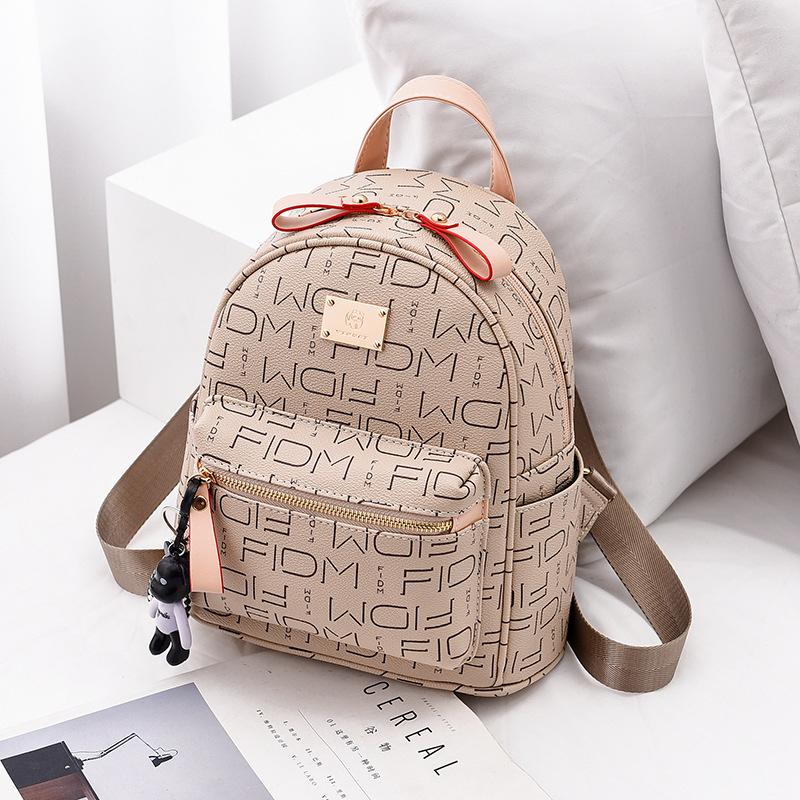 

Backpack 2025 Spring New Fashion Versatile College Student School Bag Women s Leisure Large Capacity Flower Travel Backpack