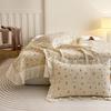 Korean Style Thickened All-Cotton Lace Bedspread Set (1.8m)