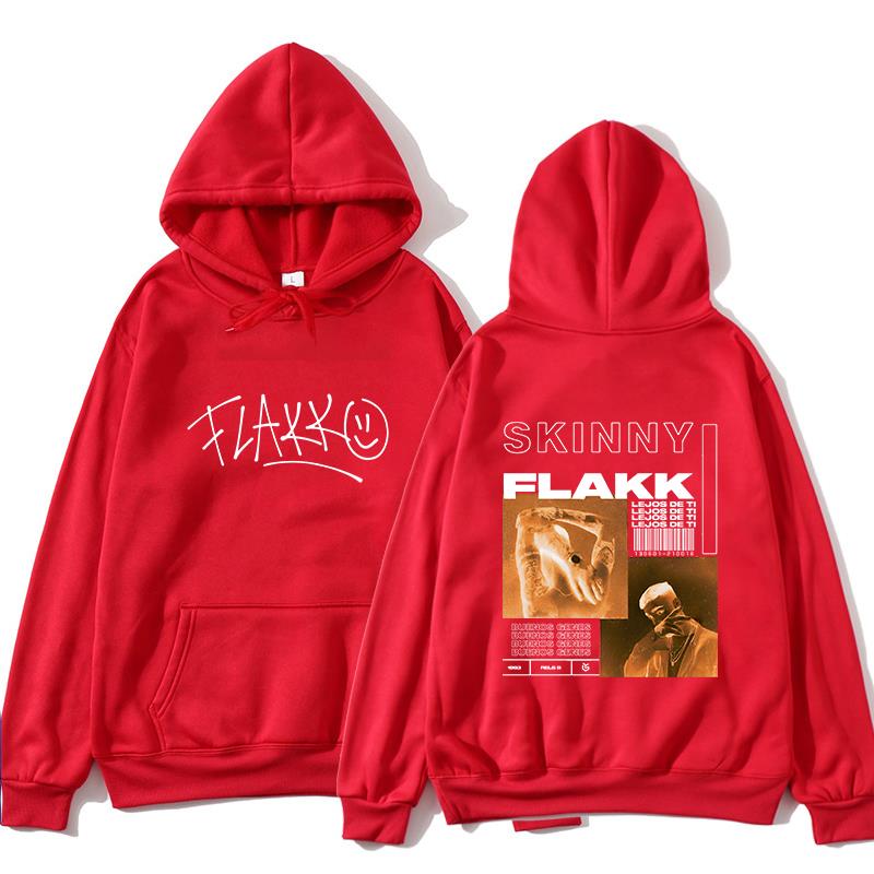 2025 Autumn/Winter Rels B Skinny Flakk Merch Hoodie Men's and Women's Long Sleeve Hoodie Hip Hop Gothic Warm Sweatshirt Harajuku