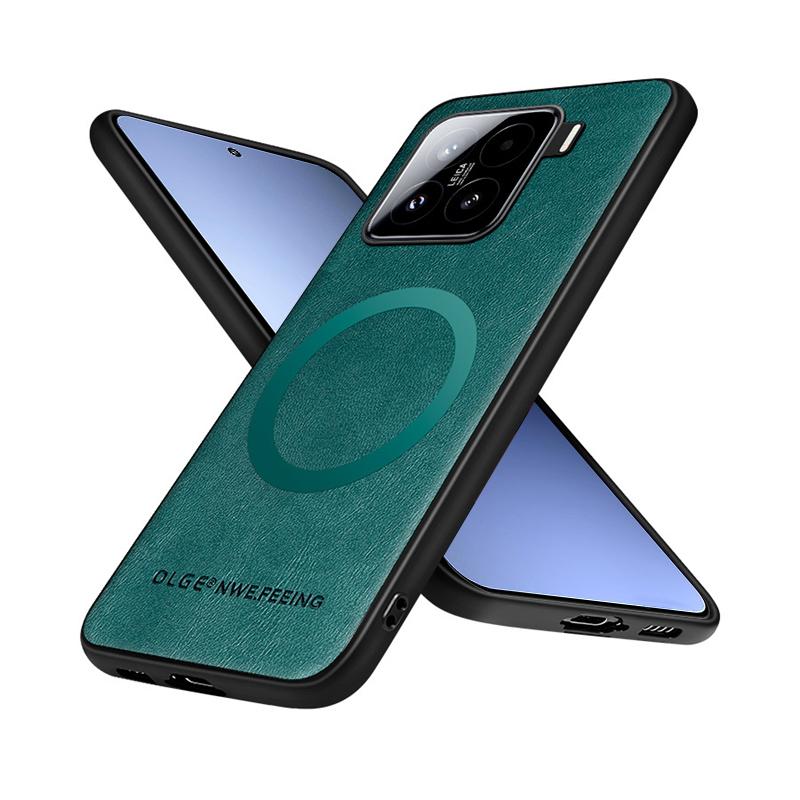 

Luxury Magnetic Leather Phone Cases For Xiaomi 14T 15 14 13T 13 12T 12 11T 11 Pro Case For Magsafe Cover For Xiaomi 12S 13 Ultra For Mi 15 Pro