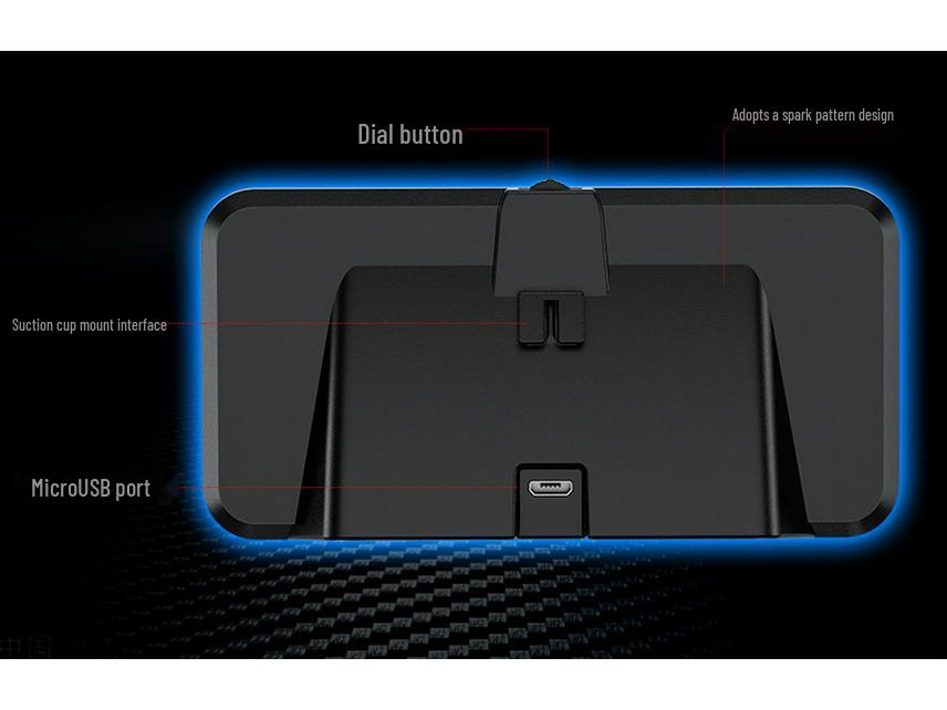 Universal Car HUD with Beidou GPS, Speed Alarm & Mileage Display