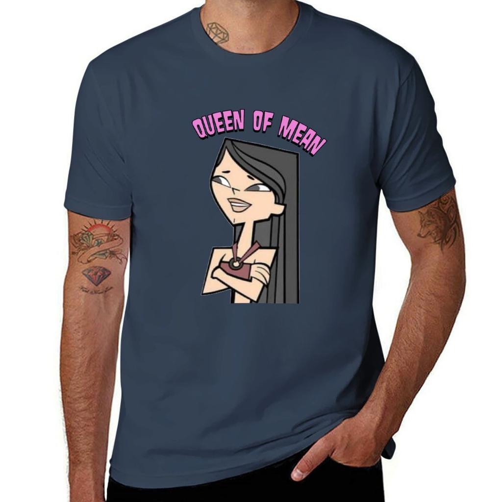 Total Drama Island Heather TShirt Casual Soft Cotton Short Sleeve Tee