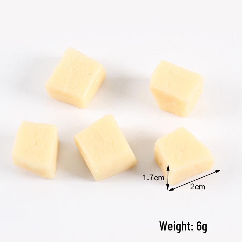 Mini Fruit Salad DIY Edible Toy: Mango, Pitaya, Kiwi Slices Simulation Cubes.