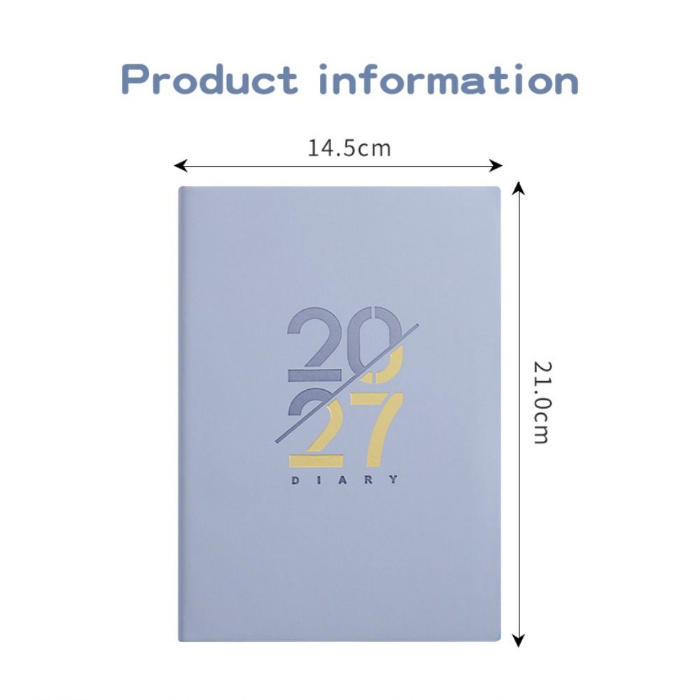 A5 2027 Schedule Planner 12 Month Agenda Planning Notebook New Planner Notepad  Time Management