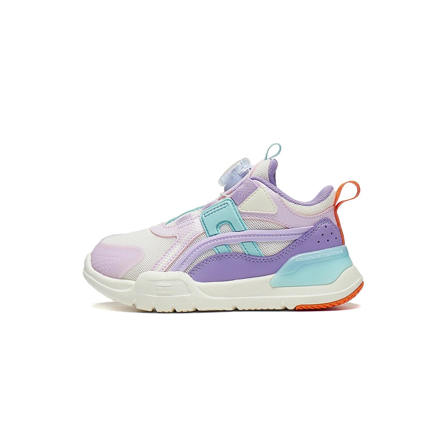 

Li Ning Детская спортивная одежда Shield V3 Удобные Мягкие Универсальные Амортизирующие Низкие Повседневные Кроссовки Детская Повседневная Обувь YKNT122-4 26