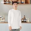 TonLion Men's Fleece-Lined Semi-High Collar Thermal T-shirt