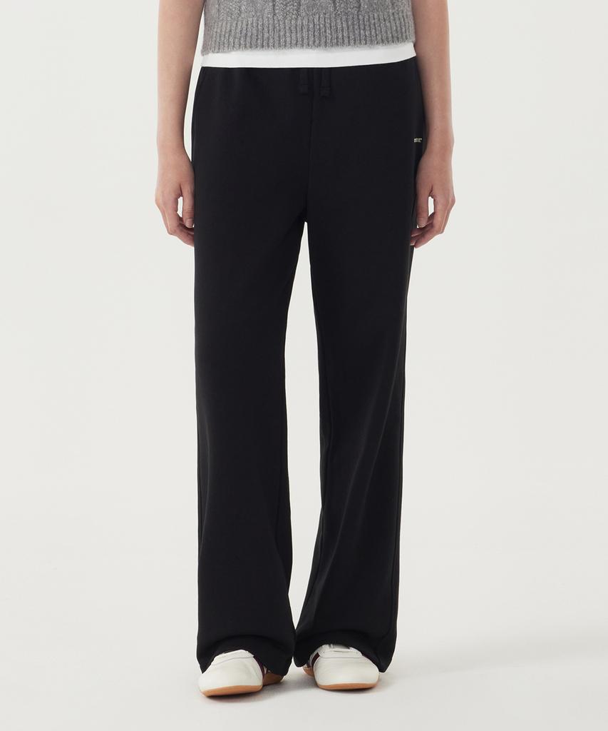 COVERNAT WOMAN Straight Sweatpants Black