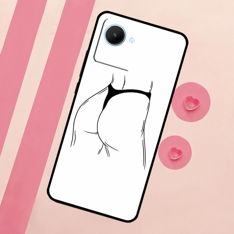 Woman Body Line Art For Realme C71 C55 C53 C67 C75 C61 C33 C63 C51 C65 10 11 12 13 14 15 Pro Plus GT7 Pro Case