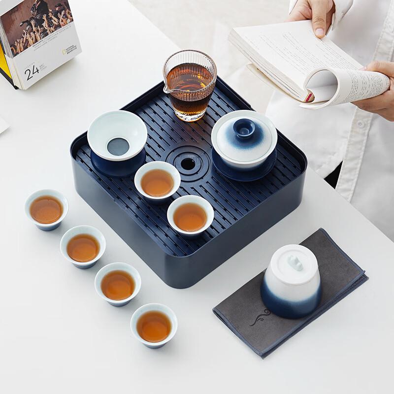 Portable Ceramic Travel Tea Set