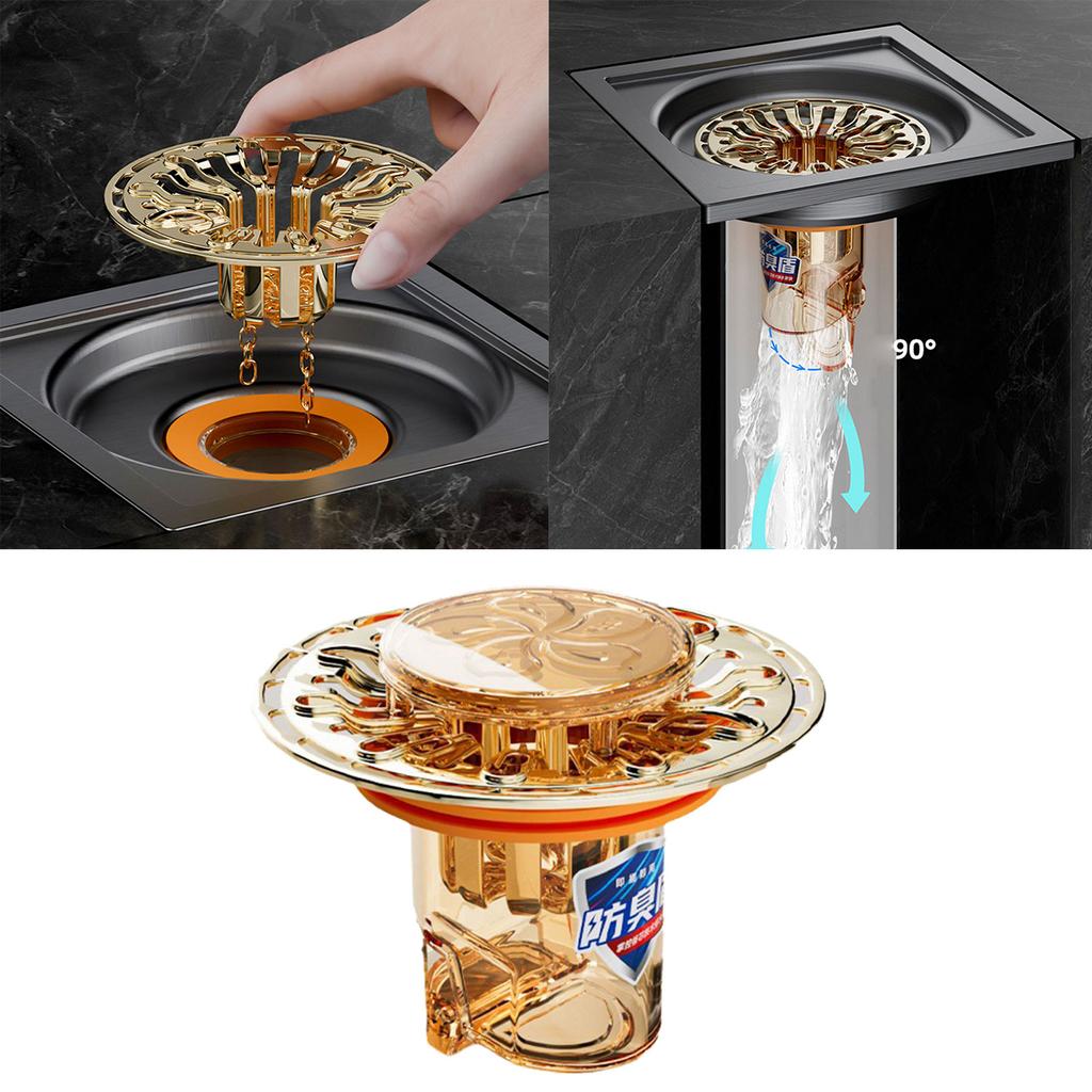 Effective Drain Trap Aromatic Anti-Backflow Drain Cover for Odor Prevention Stop Reeking Drains in Their Tracks Durable