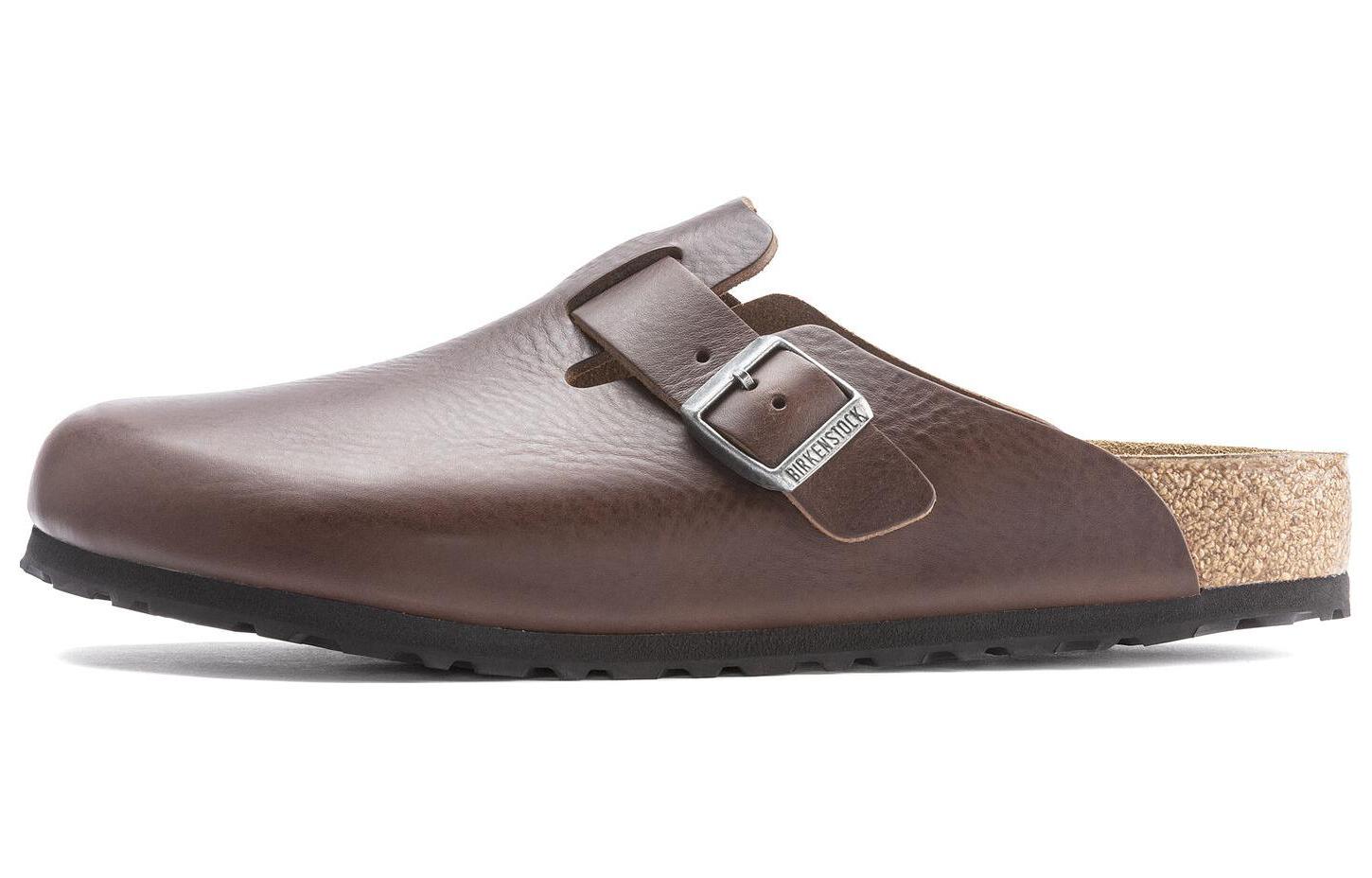 Birkenstock Boston Grip Кожаный Винтажный Жареный Коричневый 1023449 42