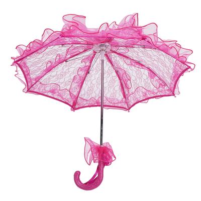 Lace Parasol Umbrella Hand Made Wedding Bridal Lace Umbrella Elegant Decorative Lace Umbrella