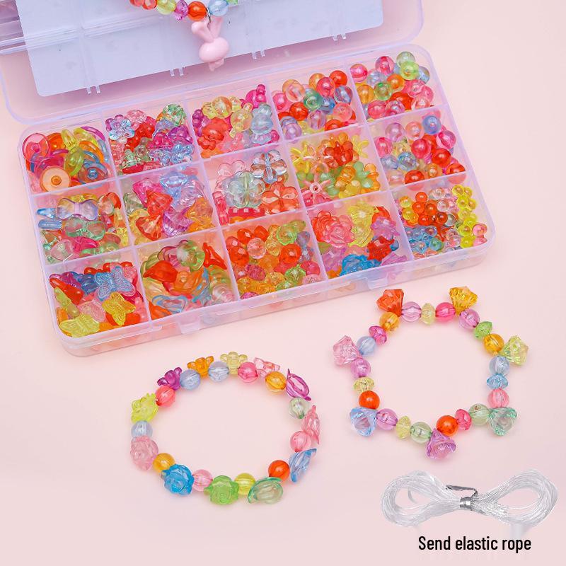 Keyou DIY Beads Kit for Kids: Handmade Bracelets & Necklaces Accessories