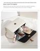 Trendy Women's 2025 Striped Embroidered Tassel V-Shaped Crossbody Bag