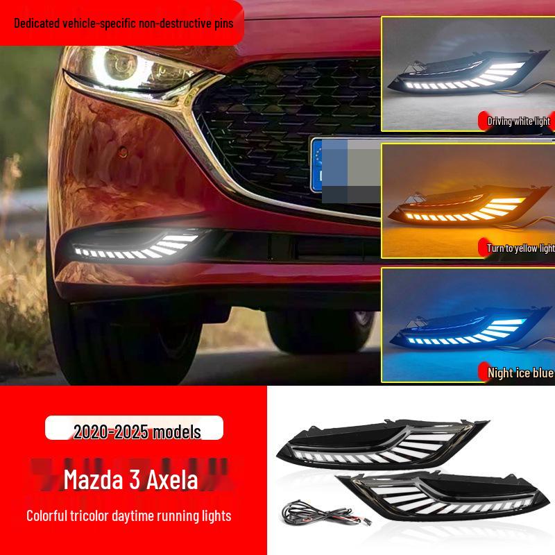 LED Fog & Daytime Running Lights for 2020-2025 Mazda 3 Axela