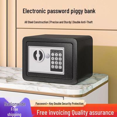 Mini Caja Fuerte Electrónica: Caja compacta de almacenamiento de joyas y objetos de valor con protección segura por contraseña