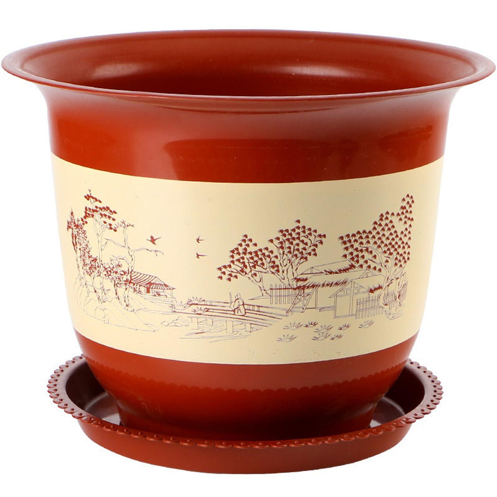 

Пластиковые цветочные горшки для, утолщенные цветочные горшки, бонсай, горшки для орхидей и специальные горшки для денежных деревьев one size