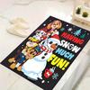 1Pc Christmas Paw Patrol Frame Rug Office Carpet Indoor Outdoor Doormat Nonslip Soft And Comfortable Living Room Christmas Halloween Gift D91880