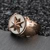 Octagonal Star Titanium Steel Ring Fashion Trendy Hand Decoration Ring Jewelry