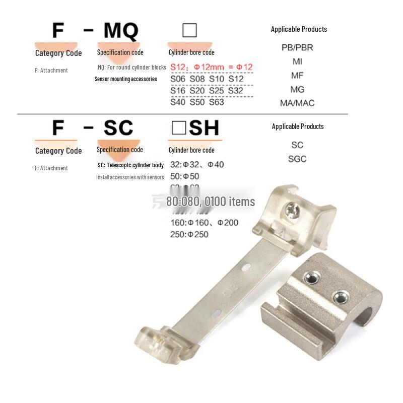 Airtac F-SC80SH Magnetic Switch Holder